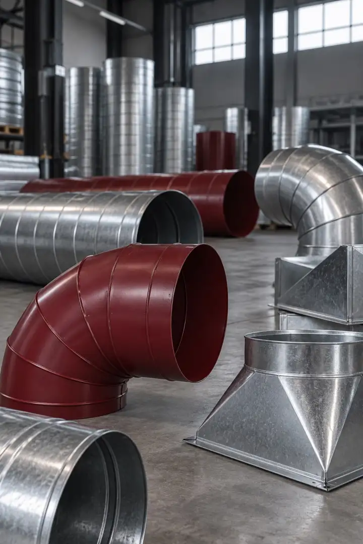 Round ducts, bends and transitions